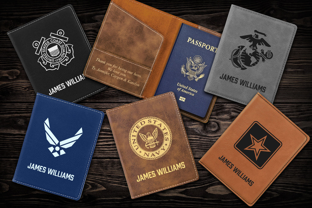 Passport cover - military gifts for men and women.
