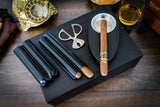 Cigar Humidor Gift Set with Matching Accessories, Great gift for your groomsmen or any cigar lovers