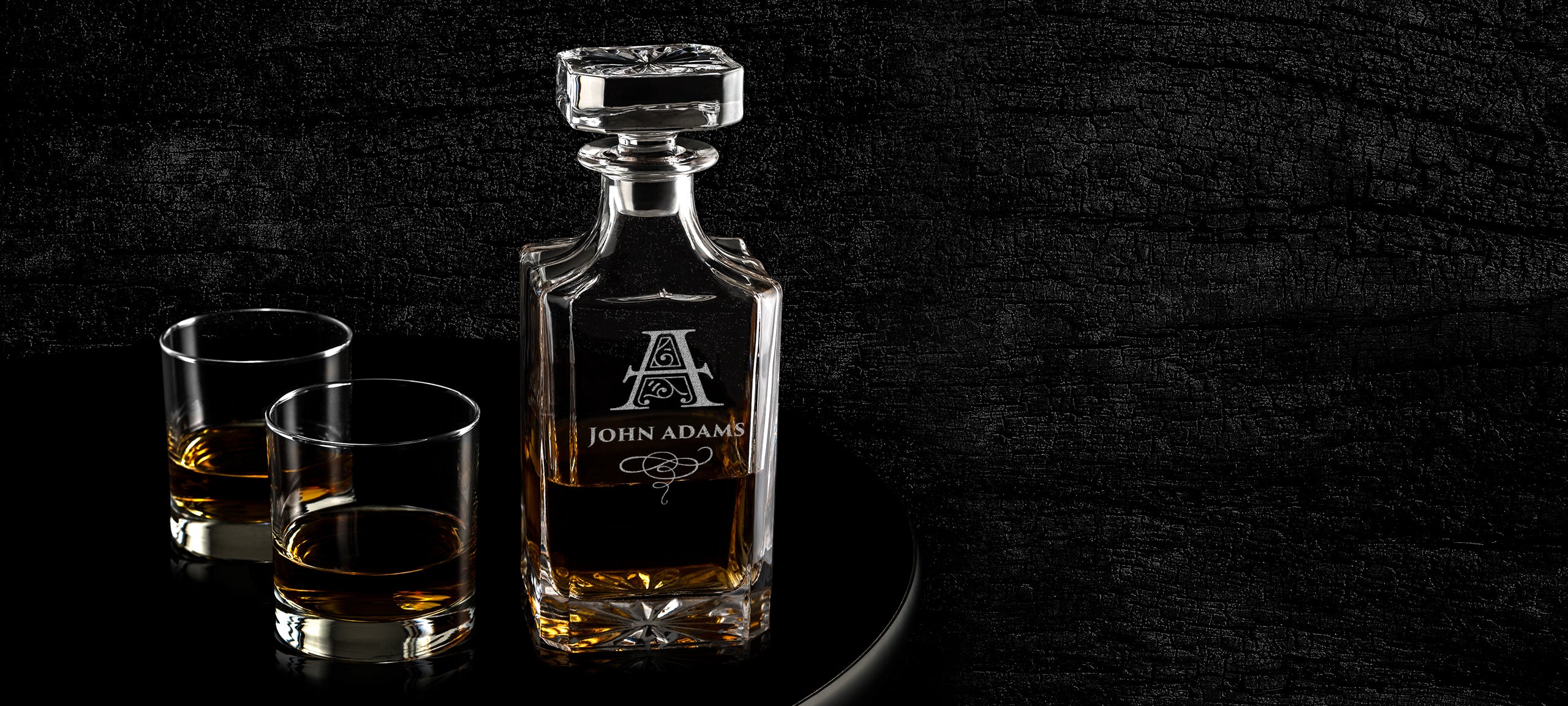 personalized whiskey decanter