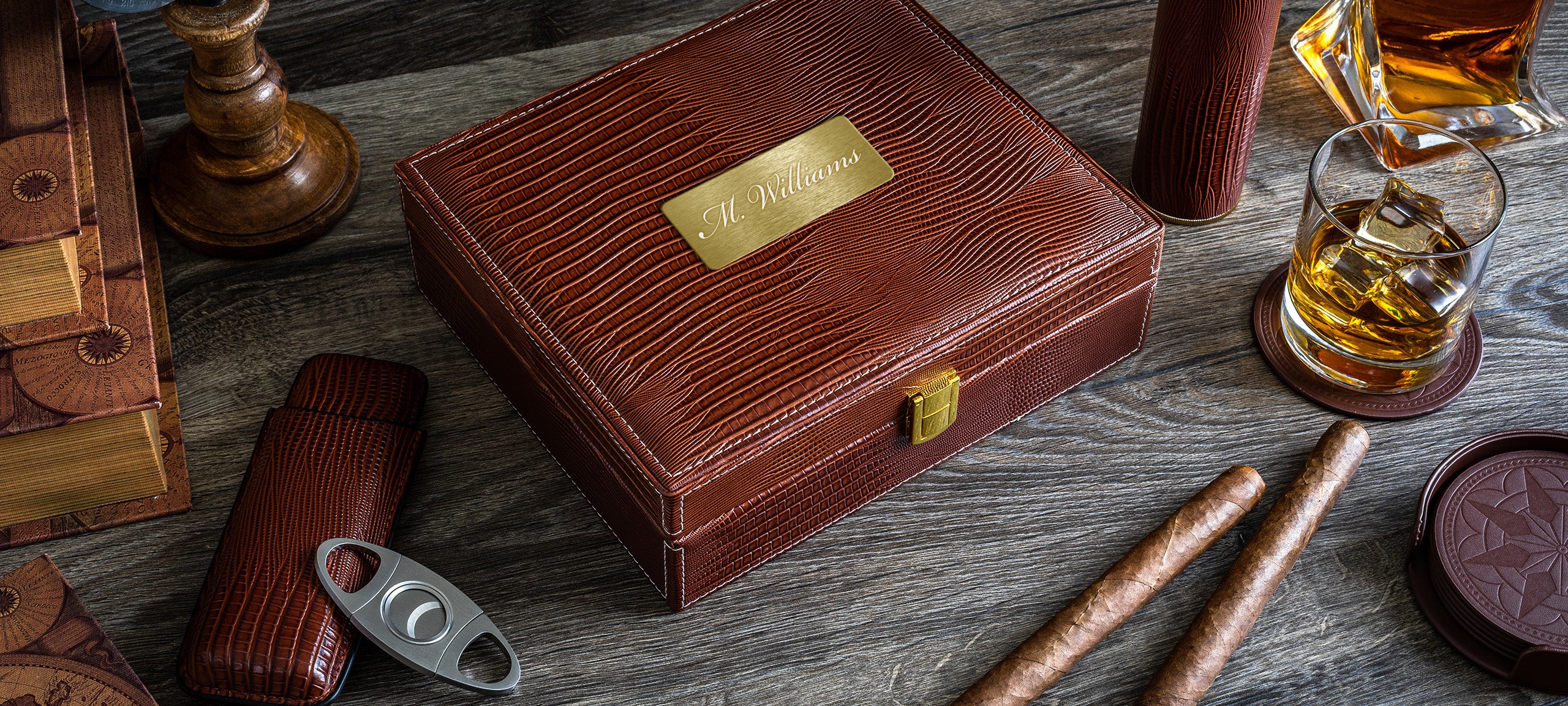 personalized cigar humidor