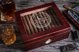Glass Top Humidor Box