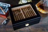 Glass Top Humidor Box
