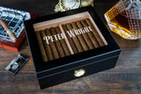 Glass Top Humidor Box