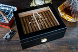 Glass Top Humidor Box
