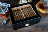 Glass Top Humidor Box