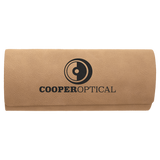 Light Brown Leatherette Eyeglass Case