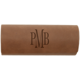 Dark Brown Leatherette Eyeglass Case