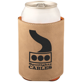 Light Brown Leatherette Beverage Holder
