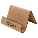 Light Brown Leatherette Holder/Easel