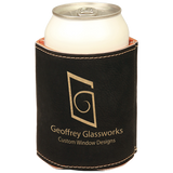 Black & Gold Leatherette Beverage Holder