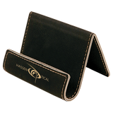 Black & Gold Leatherette Holder/Easel