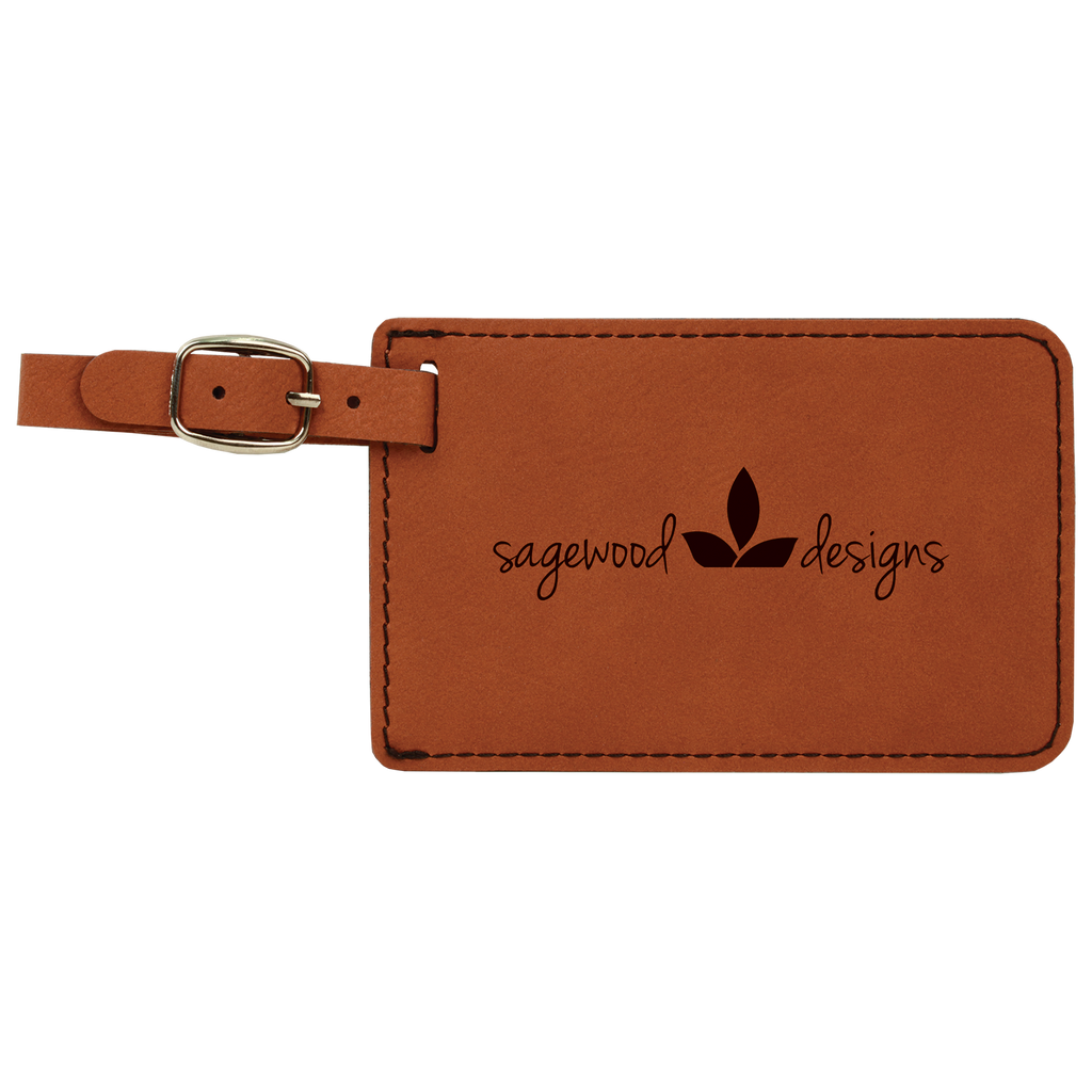 Rawhide Leatherette Luggage Tag