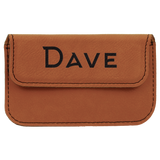 Rawhide Leatherette Flexible Business Card Holder