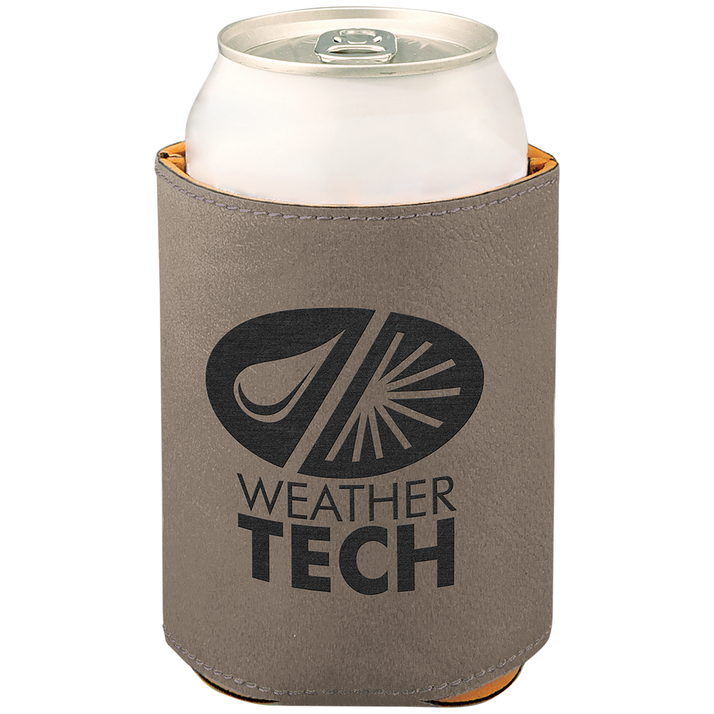 Gray Leatherette Beverage Holder