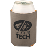 Gray Leatherette Beverage Holder