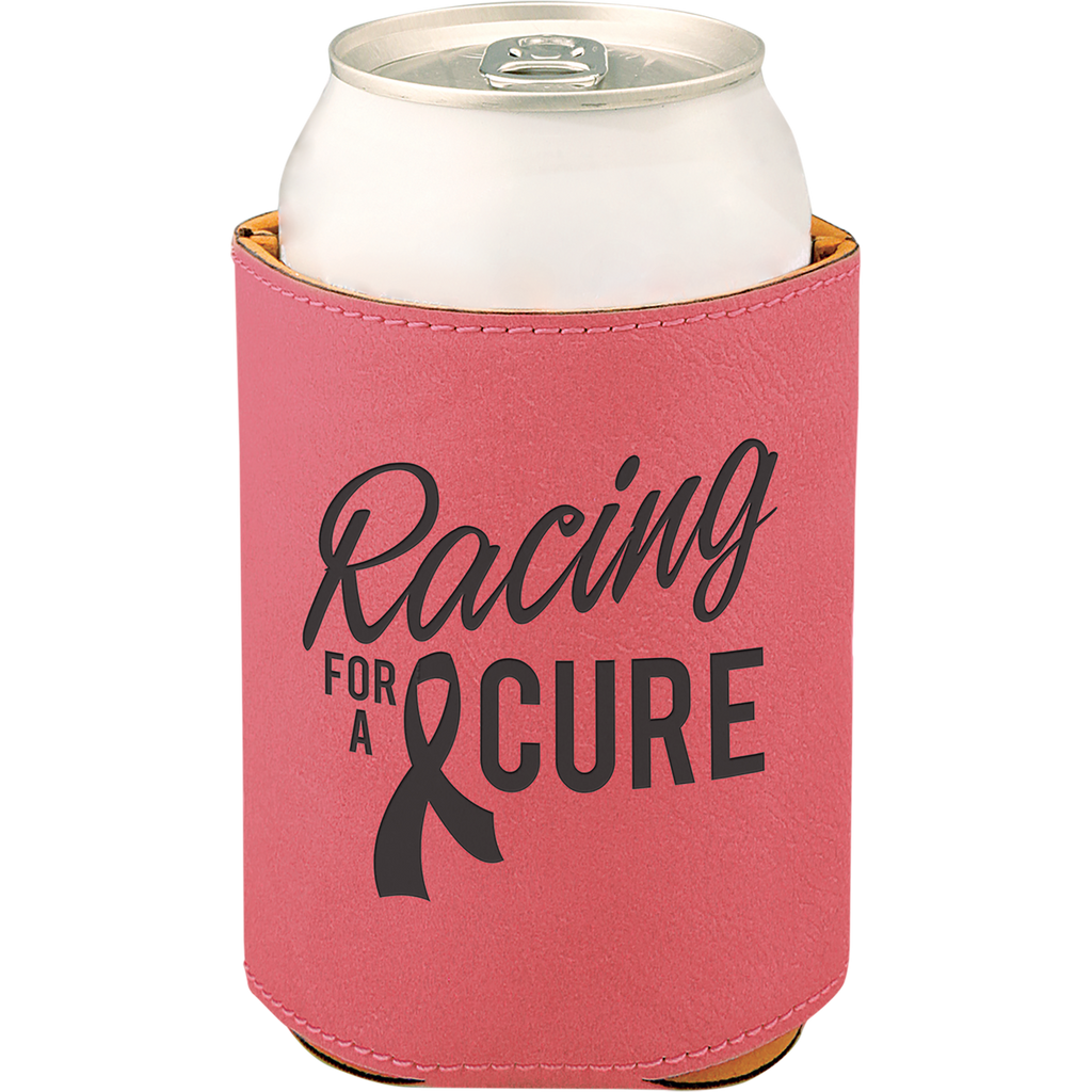 Pink Leatherette Beverage Holder