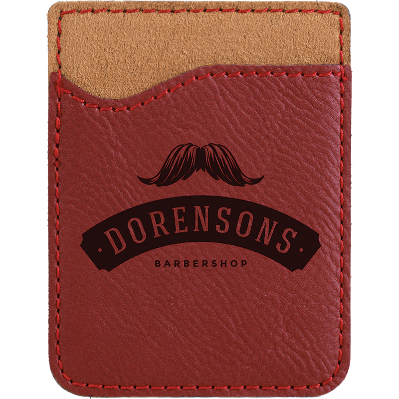 Rose Leatherette Cell Phone Wallet