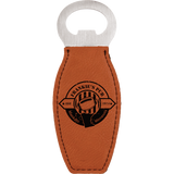 Rawhide Leatherette Rounded Bottle Opener