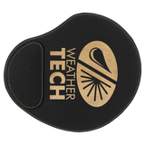 Black & Gold Leatherette Mouse Pad