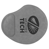 Gray Leatherette Mouse Pad