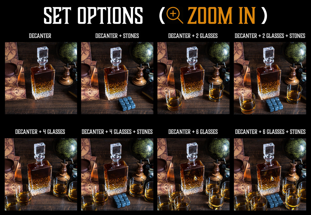 Whiskey Decanter - BIG and Heavy