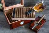 Beveled Glass Top Cigar Humidor