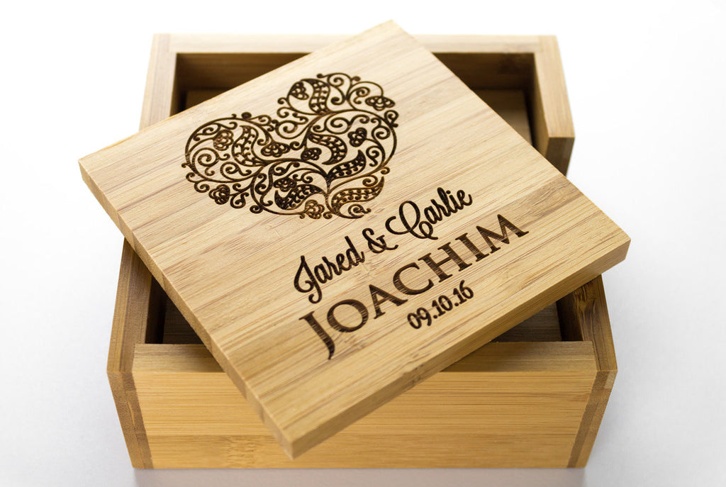 Custom Bamboo Coasters
