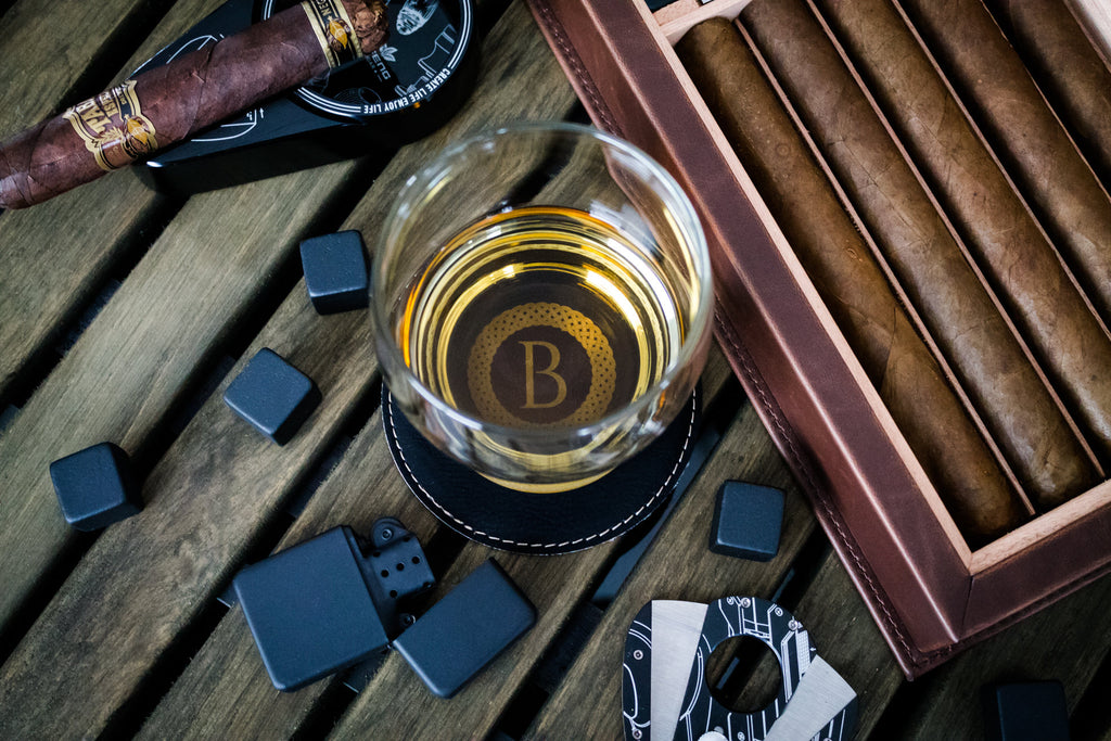 Engraved Whiskey Glass