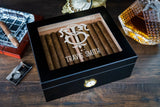 Glass Top Humidor Box