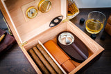 Cigar Humidor with Matching Accessories