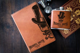 Personalized Leather flask