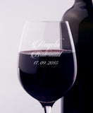 Engraved Wine Glass - 18 oz