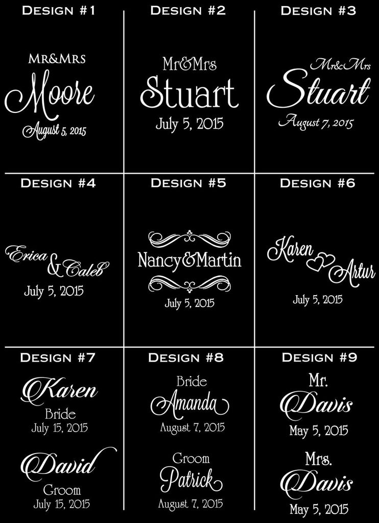 Custom Champagne Flutes