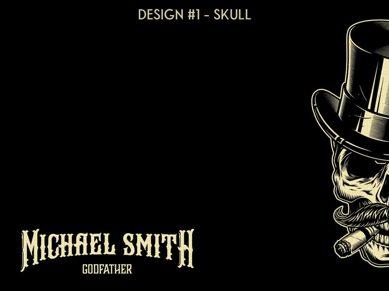 Engraved Cigar Humidor Gift Set with Matching Accessories, Great gift for your groomsmen or cigar lovers