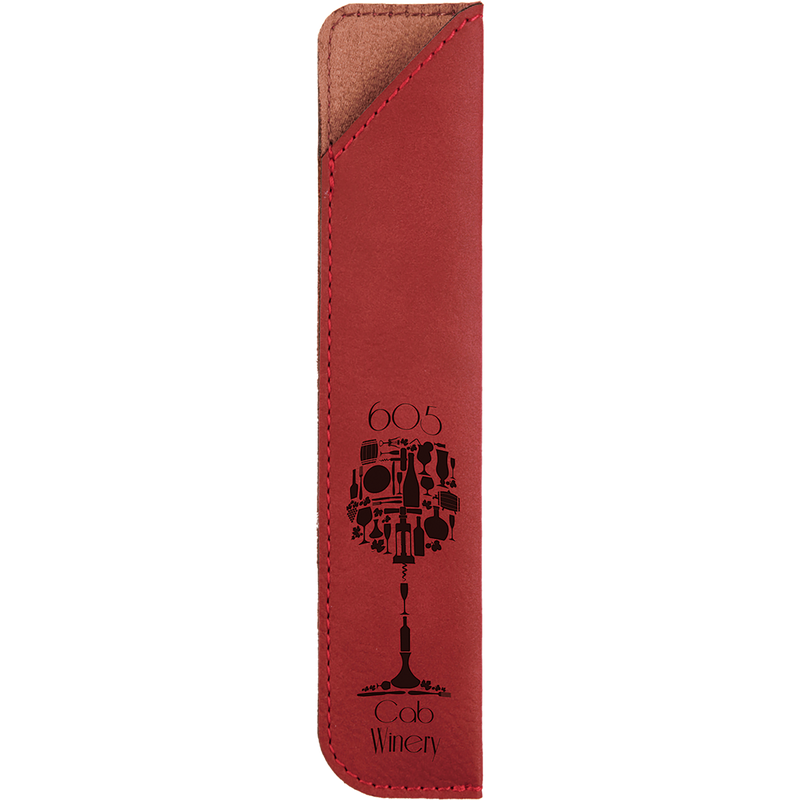 Rose Leatherette Pen Sleeve