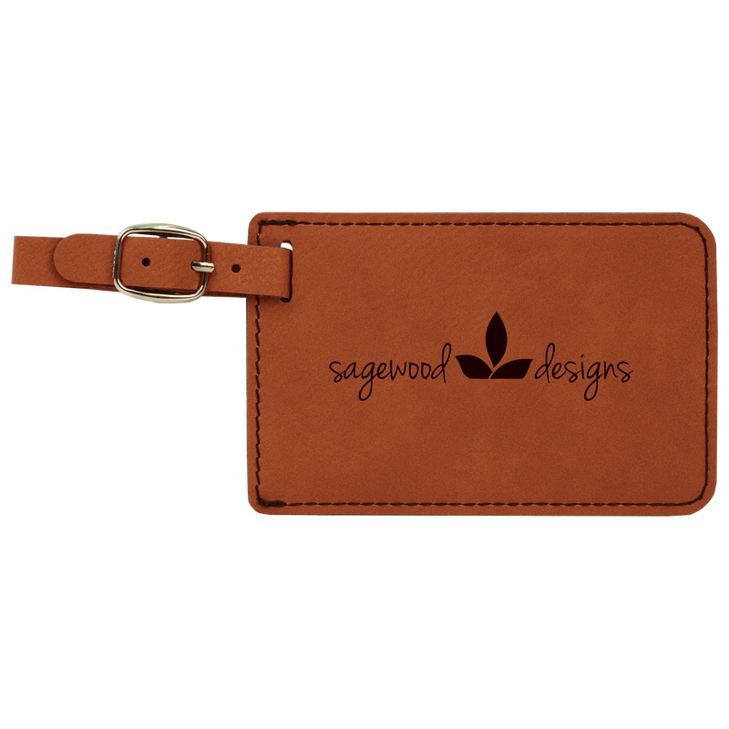 Rawhide Leatherette Luggage Tag
