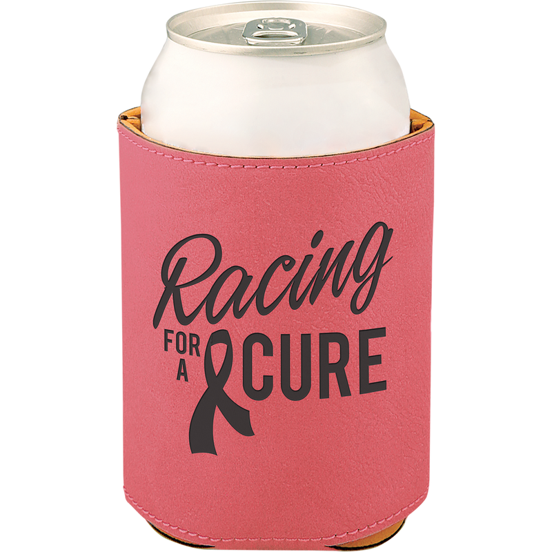 Pink Leatherette Beverage Holder