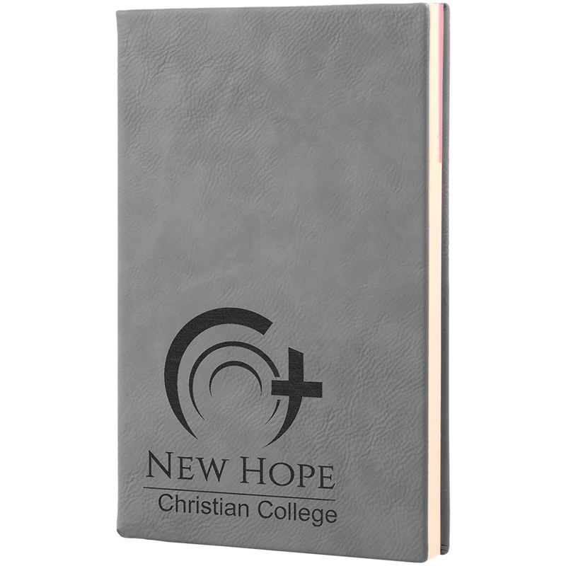 Gray Leatherette Journal