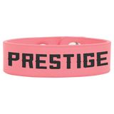 8 1/2" x 3/4" Pink Leatherette Cuff Bracelet