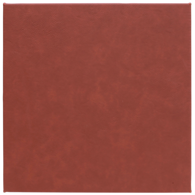 10" x 10" Rose Leatherette Wall Decor/Signage with Sawtooth Hanger