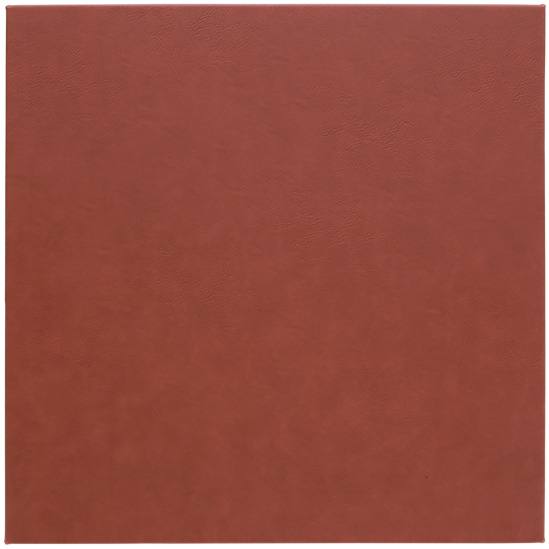 14" x 14" Rose Leatherette Wall Decor/Signage with Sawtooth Hanger