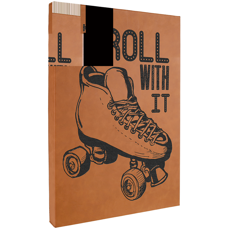 12" x 18" Rawhide Leatherette Wall Decor/Signage with Sawtooth Hanger