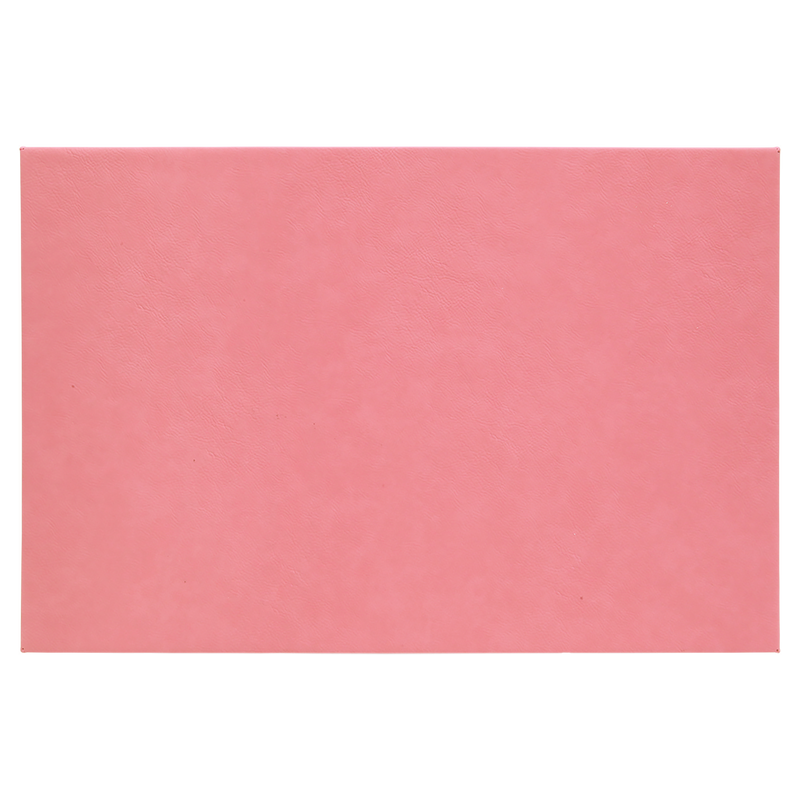 12" x 18" Pink Leatherette Wall Decor/Signage with Sawtooth Hanger