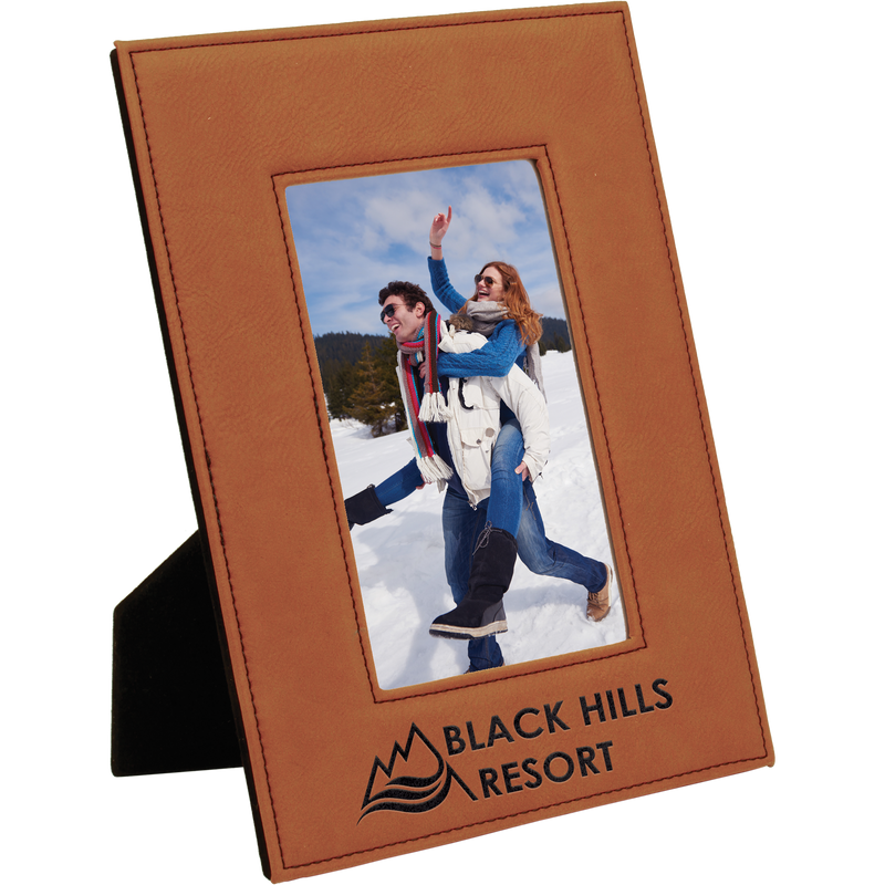 4" x 6" Rawhide Leatherette Photo Frame