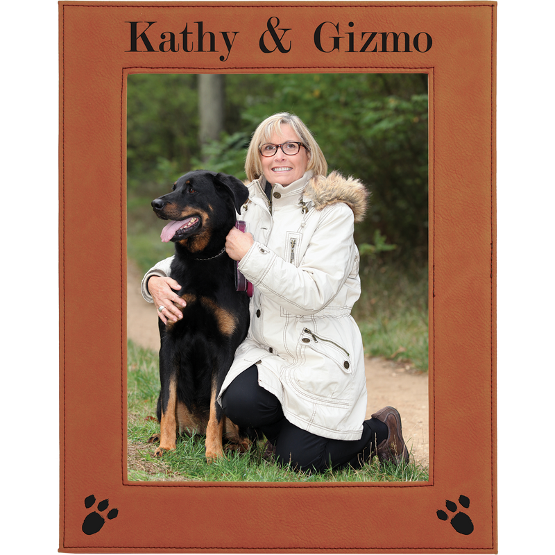 8" x 10" Rawhide Leatherette Photo Frame