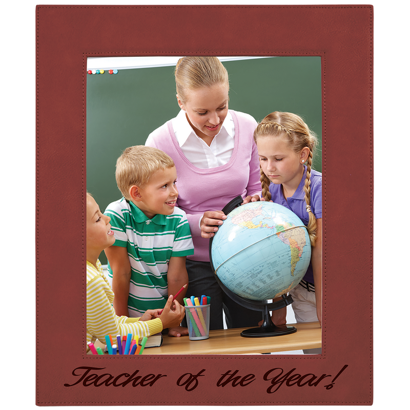 8" x 10" Rose Leatherette Photo Frame