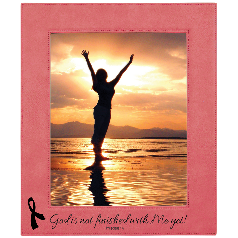 8" x 10" Pink Leatherette Photo Frame