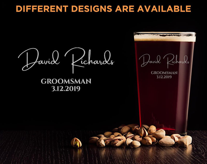 Personalized Beer Glasses