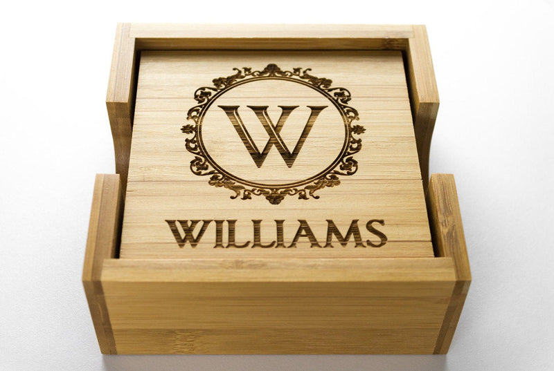 Custom Bamboo Coasters