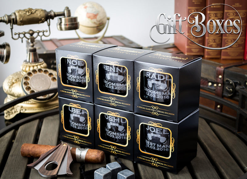 Personalized Whiskey Glass and Rocks